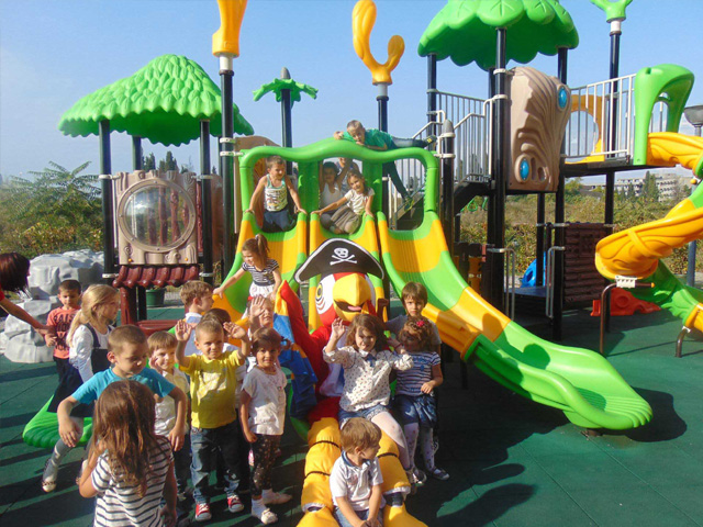 Jungle Themed School Playground in Montenegro