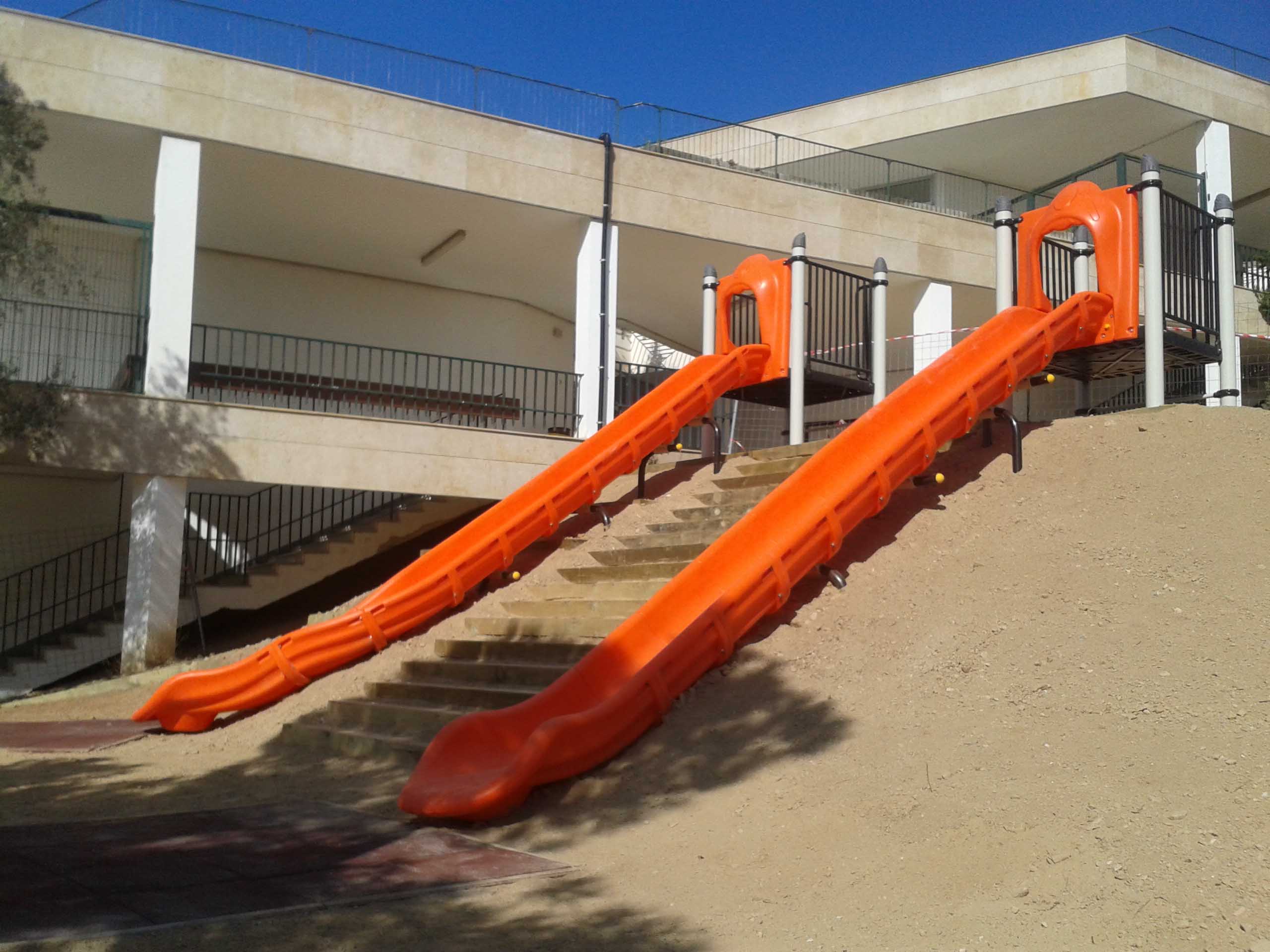 A Ramp Slide in an Apartment (Spain)