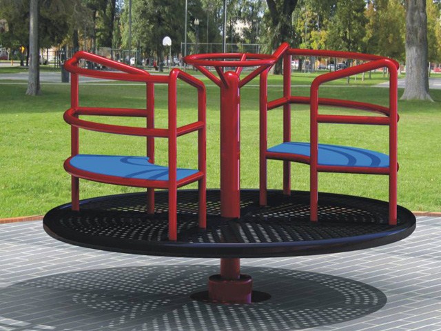 Park Playground Merry Go Round