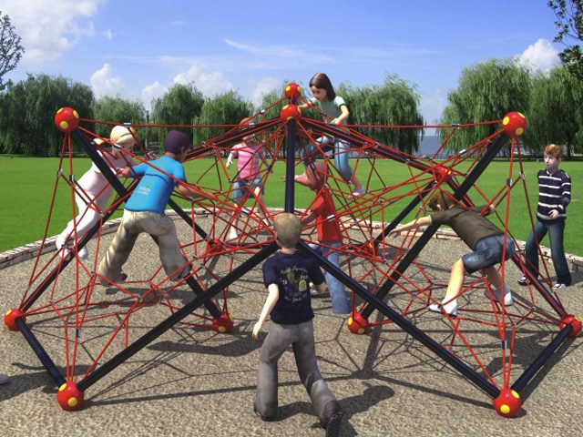 Outdoor Play Structures - Adventure Net Playgrounds - Kids Net Park  Playground - Happy Zone Recreation Ltd.