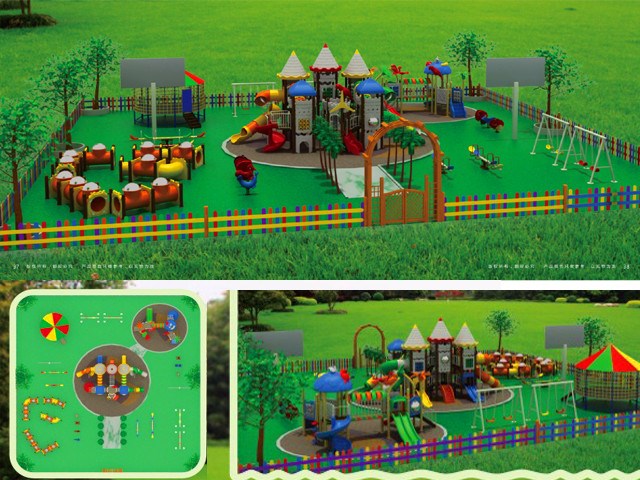 Public Outdoor Play Park, Play Yard Designs