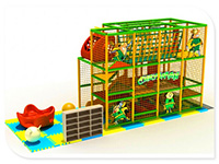 Three-Story Kids Indoor Playground for Restaurant