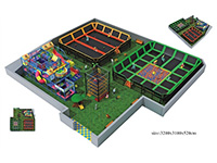 Huge Trampoline Park & Kids Indoor Soft Playground