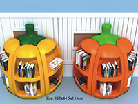 New Style Pumpkin Kindergarten Book Cabinet