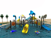 Outdoor Swimming Pool Slide Happy Land