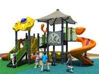 Anti-UV Canvas Roof Outdoor Playground Equipment