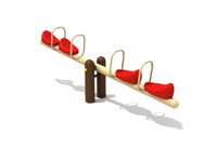 Outdoor Playground Kindergarten Daycare Seesaw