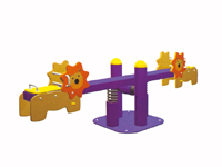 HDPE Animal Seat Playground Seesaw