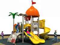 Tower Open Air Playground Equipment Slide set for kids
