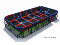 Dodge ball Trampoline Park for Kids Jumping Center