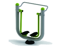 Single Walking Machine for Outdoor Exercise Facility